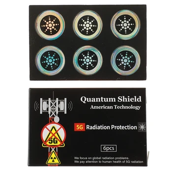 1 dėžutė Turas Skaliarai Quantum Shield Energijos Lipdukas su Neigiamų Jonų Stabdžių Radiacinės Saugos Blokas, 5g EML spinduliuotės apsaugos