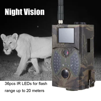 12mp 940nm, juoda flash belaidė naktinio matymo medžioklės mms kamera HC-300M paramos GSM sim kortelės