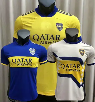 20 21 Camisetas de kolumbijos de Boca Juniors # 10 Tevez # 16 de Rossi Kolumbijos Camisetas Hombres para Hombres hogar marškinėliai