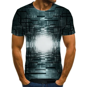 2020 naujas vyrų apakinti 3D T-shirt, 3D vyrų vasaros atspausdintas T-shirt, sporto marškinėliai xs-6xl