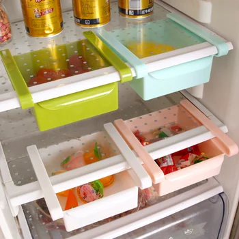 2vnt Storio plastiko Šaldytuvas Laikymo dėžutė dėklas šaldytuvo stalčiai Maisto konteineryje vaisių Saldainiai Darbalaukio Erdvė Užsklandos, virtuvės Organizatorius