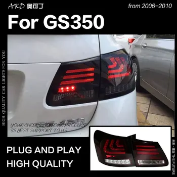 AKD Automobilių Optikos už Lexus GS350 Uodegos Šviesos 2006-2010 GS300 GS430 Lempų LED DRL Stabdžio Signalas Atbulinės auto Priedai
