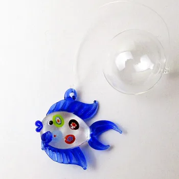 Akvariumas Plūduriuojantis Pūsto Stiklo Burbulas žuvis miniatiūrinės statulėlės Micro Žuvų Bakas Kraštovaizdžio Ornamentas, Papuošimas Žuvų Vandens Tiekimas