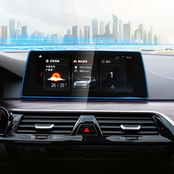 BMW 5 Serijos G30 520 525 530 545 2017 2018 2019 2020 Automobilių Grūdintas Stiklas Car DVD GPS Navigacijos Screen Protector Kino Lipdukas