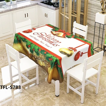 Kalėdų Vandeniui atspari staltiesė Stačiakampio Oilproof, apsaugos nuo užsiteršimo Kūrybos Spausdinimas Kalėdinė Staltiesė Kalėdų Dekoracijos Namuose