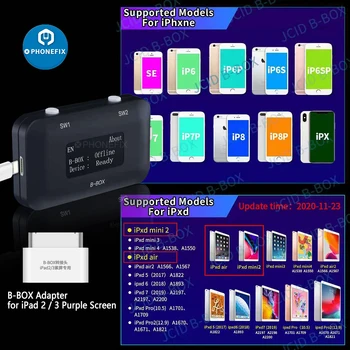 Karšto pardavimo Juodosios Technologijos, B-BOX Violetinė Ekrano Priemonė A7-A11 