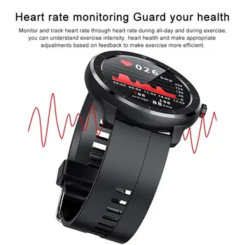 Klasikinis Multi-dial Vyrų Verslo Smart Laikrodžiai Jutiklinis Ekranas Profesinės Vandeniui Smartwatch Širdies-stebėti Sporto Apyrankė