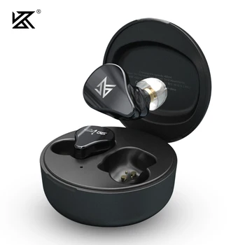 KZ SA08 Bluetooth 5.0 TWS Tiesa Belaidžio HIFI Ausines 8BA Vairuotojo Vieneto In-Ear Ausinės Žaidimas Triukšmą slopinantis Ausinių Z1 S1D SKS