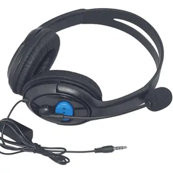 Laidinio Žaidimų Ausinės 40mm Vairuotojo Bass Stereo HIFI Ausines Su Mikrofonu, Triukšmo izoliacija PS4 Nešiojamas PC Gamer Kompiuteris