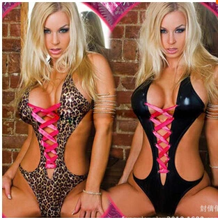 Nemokamas pristatymas Seksualus apatinis trikotažas leopardo odos bikini maudymosi kostiumėlis moterims ašigalio šokių drabužių QF105