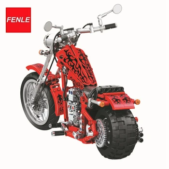 Nugalėtojas 7046 įrangos pardavimas, biuro įrangos Naujo Stiliaus Kruizinių Motociklo Modelio Kūrimo Blokų Rinkinius Plytų Vaikai Klasikinis Žaislai Vaikams