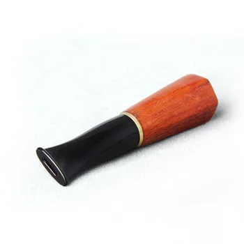 RU-1pcs Raudonmedžio Cigarų Turėtojas Kandikliai Medienos Kandiklį Pratęstas Burną Aktyvintos Anglies Filtro Tipas Burną be0151
