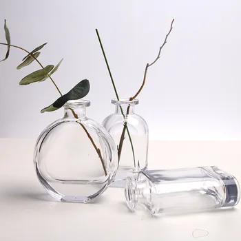 Saldainiai Spalvos Mini Stiklo Vaza Europos Namų Dekoravimo Stalo Vaza Aukštos Kokybės Skaidri Gyvenamojo Kambario, Valgomojo Stalas, Gėlių Vaza