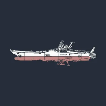 Space Battleship Yamato Vyrų Vasaros Medvilnės trumpomis Rankovėmis O-Kaklo Unisex Marškinėliai Naujas S-3XL
