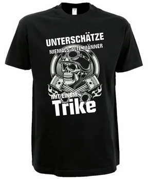 Trike T-Shirt Alte Vyrų Auf Trikes Trike Kaukolė Naujos Prekės-Drabužiai, Hip-Hop Paprastas Sujungimas Trišakis Topai Marškinėliai 3D Atspausdintas T-Shirt