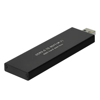 VSD Atveju, USB 3.0 prie SATA Pagrįstas 2280 2 M. NGFF SSD Nešiojamų Gaubtas su įmontuota ASM1153E Valdytojas ir USB Jungtis