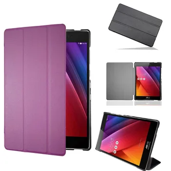 ZenPad S 8.0 Z580 P01M P01MA tablet padengti atveju - Ultraslim Flip cover atveju, Asus Z580C Z580CA lankstymo odos dėklas su stovu