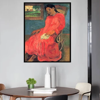 Šiuolaikinės Paul Gauguin Paul Gauguin, Drobė, Tapyba Skandinavijos Plakatai ir Spausdina Sienos Meno Nuotrauką Kambarį Namo Apdaila Cuadros